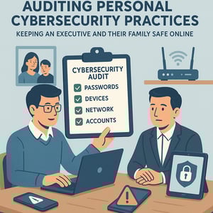 Auditing personal cybersecurity practices to keep an exectuive and their family safe online-1