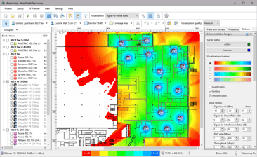 Site Survey Heat Map