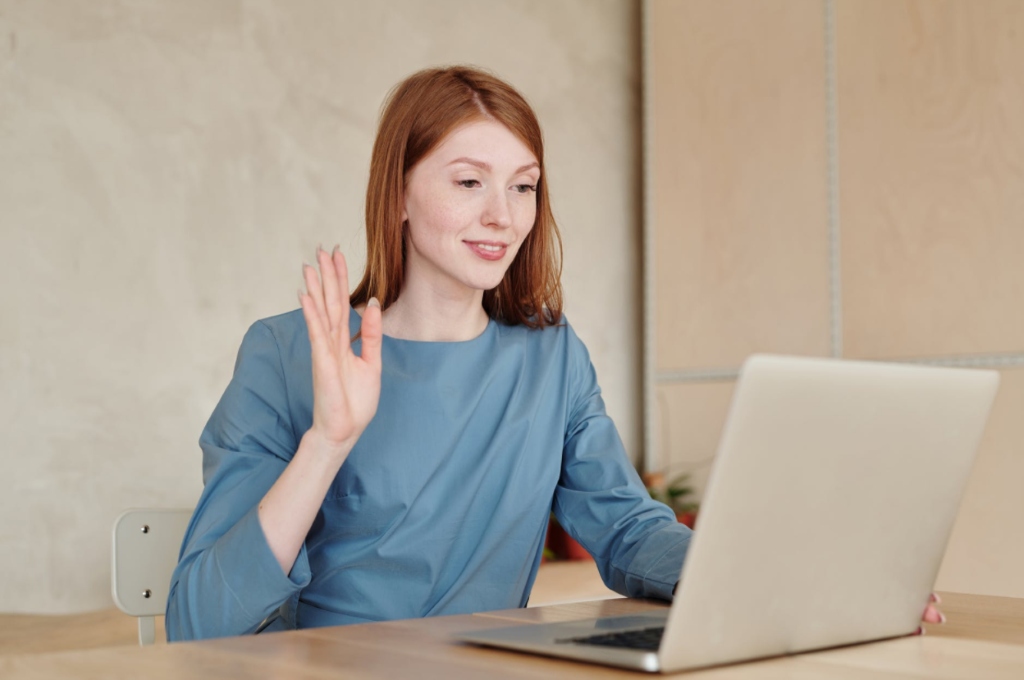 Woman Working From Home